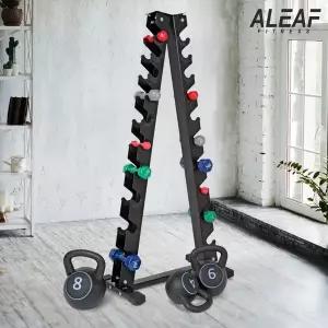 [아리프] 10단 아령 덤벨 거치대 정리대 강철프레임 홈짐