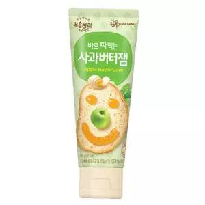 튜브형 사과 버터잼 100g 4p 빵 토스트 토핑 간편 아침식사 간식 디저트용