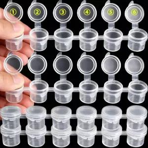 화통 화구통 그림통 아크릴 안료 포장 상자 투명 빈 페인트 보관 캔 스트립 교실용 그림 예술용