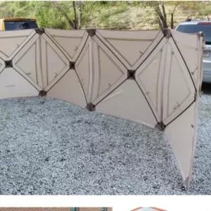 ( )캠핑 바람막이 윈드 스크린 원터치 가림막 타프 사이드월