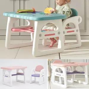 바른자세 공부습관 아기책상n의자 1인set 어린이집교구 가성비 놀이의자 유아테이블 조카선물