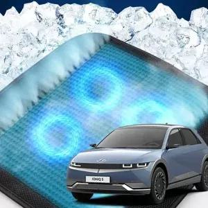 (제품 TYPE 1 - 쿨링 4팬)아이오닉5 자동차 호환 4팬 쿨링방석 메쉬