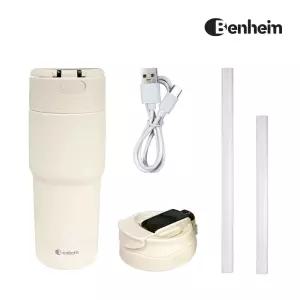 벤하임 올스텐 보냉보온 무선 텀블러 믹서기 아이보리 BKTM-680ml