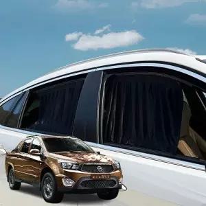 코란도스포츠 자동차창문가리개 차박용암막커튼