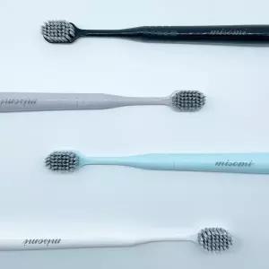 미소미 은이온 극미세모 와이드헤드 향균 칫솔 1개(블랙)