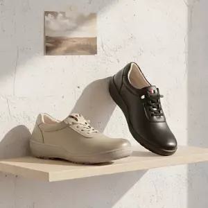 잭앤질 소가죽 그라데이션 밴딩 스니커즈(JA6223S)