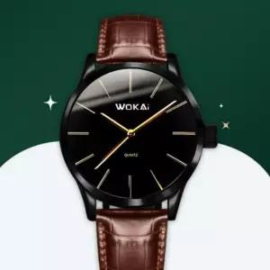 손목 시계 아날로그 패션 가죽 시험 초 바늘 수능 학생