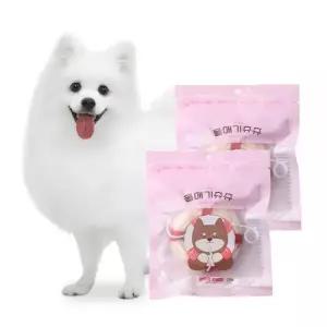 디어랩스 강아지 치석껌 수제 간식 오래먹는 덴탈링 울애기츄츄 25g X 2개