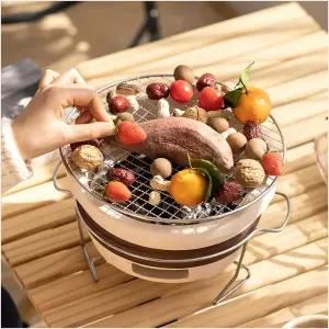 감성캠핑 토기 미니 화로 21CM 숯불화로 1인용 캠핑용화로