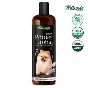 네이쳐스 포메라니안 견종 샴푸 강아지 보습 저자극 EWG 그린등급 500ml 1개