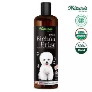네이쳐스 비숑 강아지 샴푸 보습 저자극 EWG 그린등급 500ml 1개