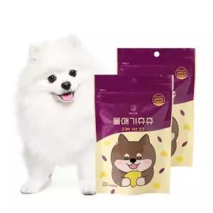 디어랩스 강아지 간식 고구마말랭이 대용량 울애기츄츄트릿 2팩