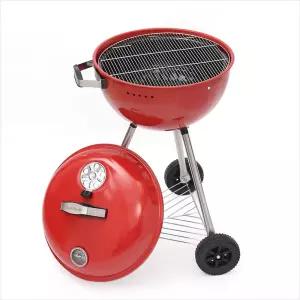 메리트쿡 훈제 바비큐 그릴 VER2 52CMX90CM 레드 캠핑 야외 바베큐 BBQ