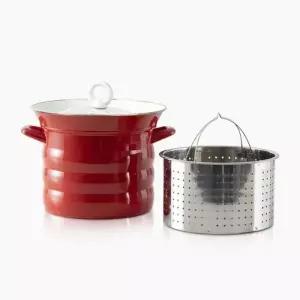 에지리 대용량 곰국 파스타 냄비 컬러컬렉션 법랑 인덕션 20cm