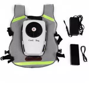 쿨링조끼 에어컨 작업복 충전 냉각 팬조끼 냉조끼