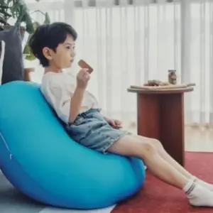 유아 소파 아기 유아용 에그 쿠션 쇼파 빈백 둥근모양