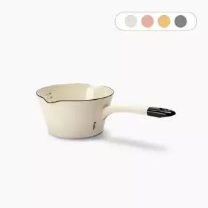 에지리 이유식 냄비 레모 인덕션 법랑 밀크팬 14cm 캠핑 신혼 1인