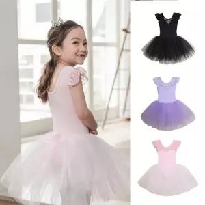 발레복 레오타드 레이스 메쉬 클래식 전문 연습복