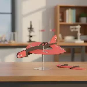 델타포스 글라이더 5in1 고무줄 슈팅 핸드 부메랑 롤링 루프 곡예비행 초경량 비행기