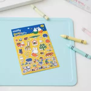 미피 데코스티커 알파벳 ABC 빅 소프트 젤리 스티커 다이어리 다꾸 핸드폰 꾸미기 팬시