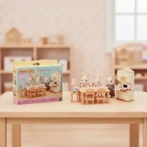 실바니안 패밀리 아기의자 다이닝룸 세트 인형놀이 피규어 소꿉놀이 가구 주방 소품 미니어처
