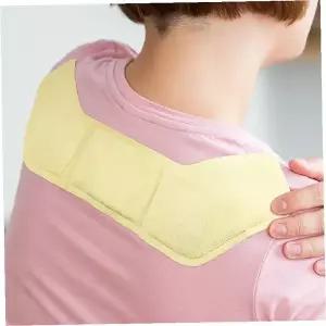 어깨 목 부위 온열 찜질 패치 부착형 일회용 발열 보온 겨울철 야외활동 휴대 간편