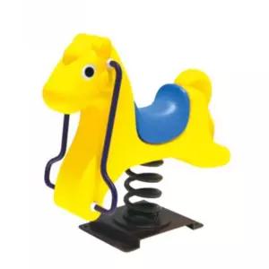 놀이터 야외 스프링 흔들말 승마 장난감 말 공원 흔들