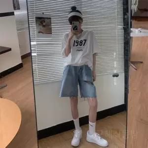 임산부청바지 임부반바지 임산부청반바지 바지 데님 청바지