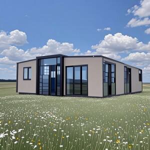 20피트 탈부착 및 이동식 컨테이너 하우스 모듈식 마이크로 다양한 시나리오를 위한 조립식 접이식 주택