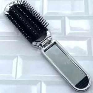 ( )휴대용접이식빗 휴대용접이식브러쉬빗 휴대용빗거울세트 접이식빗거울세트 고급형 접이식 거울빗