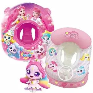 [보리보리/베스트키즈]티니핑 베이직 자동차 쿠션보행기 아기 유아 어린이 물놀이 티니핑튜브