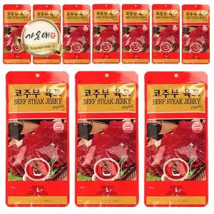 [가온애] 코주부 육포 (27g) x10봉 / 코주부육포 소고기육포 우육포 맥주안주 간식