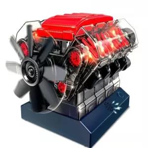 모형 엔진 금속 실린더 소형 기통 조립 모델 교육용 장난감 교구