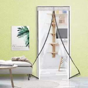 (상품색상 보급형자석방풍막 100x210)현관방풍비닐 보급형 자석방풍막(100x210)방문바람막이 바람 한파대비