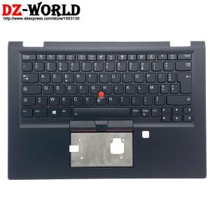 새로운/Orig 쉘 Palmrest 대문자 FR 프랑스어 백라이트 키보드 레노버 씽크 패드 X390 요가 X13 Gen1 노트