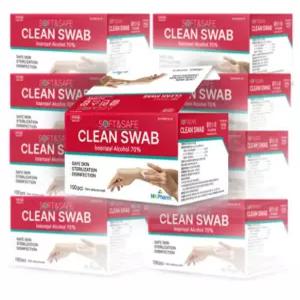 알코올솜 소독용 에탄올 알코올 스왑 멸균 일회용 100매 10개