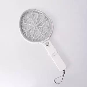 ( )LED 휴대용 전기 파리채 타원형 모기채 해충 퇴치기 캠핑 낚시 텐트 방충 건전지형