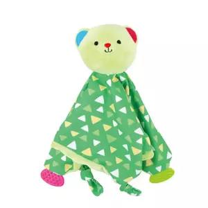 녹색 곰돌이 애착이불 남아용 아기담요 여름침구 추천 배앓이방지