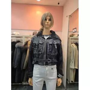 [에고이스트] 비죠장식 포인트 글로시 후드 점퍼 ER1PZ-161 675313