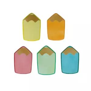 (5p) 연필 펠트 글자판(대) /찍찍이/환경/꾸미기/어린이집/학교/도서관/게시판/알림판/복도/벽/장식/파스텔