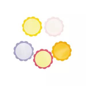 (5p) 달맞이꽃 펠트 글자판(소) /찍찍이/환경/꾸미기/어린이집/학교/도서관/게시판/알림판/복도/벽/장식/파