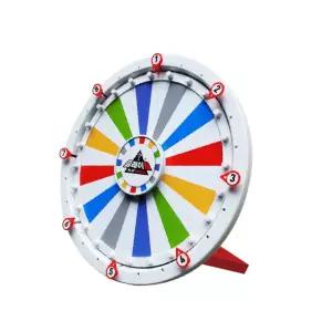 쓰고 지우는 화이트보드 복불복 룰렛판 파티용 회사 진실게임