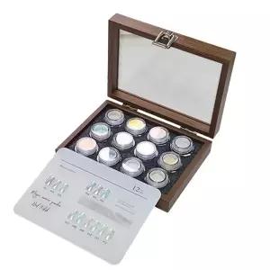 네일아트 맑고 투명한 머메이드 미러파우더 12종 세트