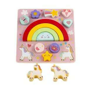 스스로 조작하는 아기교구 유니콘퍼즐 대결 발달 심심할때