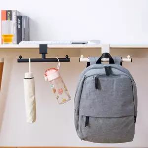 [베스트TOP100]무타공 강력하중 책상 T자형 가방걸이 양방향