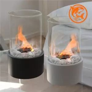 ( )야외 캠핑 에탄올 난로 석쇠 조명 안전가스 화이트 소형 화목 난로