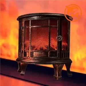 ( )캠핑 인테리어 조명 수제 벽난로 무드등 랜턴 디스플레이