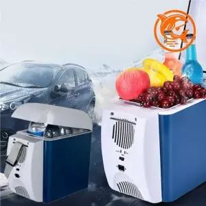 ( )차량용 여행용 아이스박스 7.5L 다용도 냉장고 캠핑 필수품 소형 쿨러