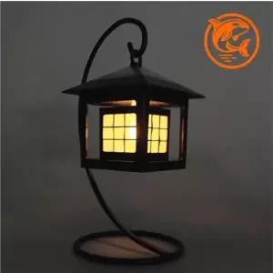 ( )아늑한 태양열 야외 캠핑 조명 사각형 랜턴 무드등 자동 점등