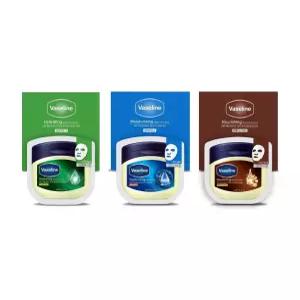 바세린 마스크팩 모이스처라이징 10매, 하이드레이팅 10매, 너리싱 10매 3종 대용량 세트